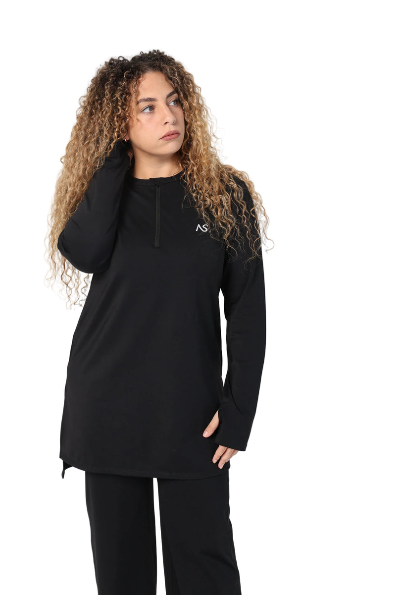 BLACK ACTIVE WEAR SET